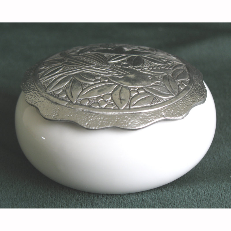 Boîte à accessoires rond en porcelaine