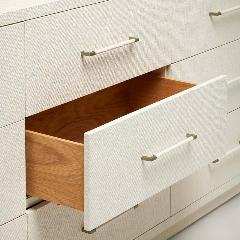 Commode 9 tiroirs Taylor - Blanc