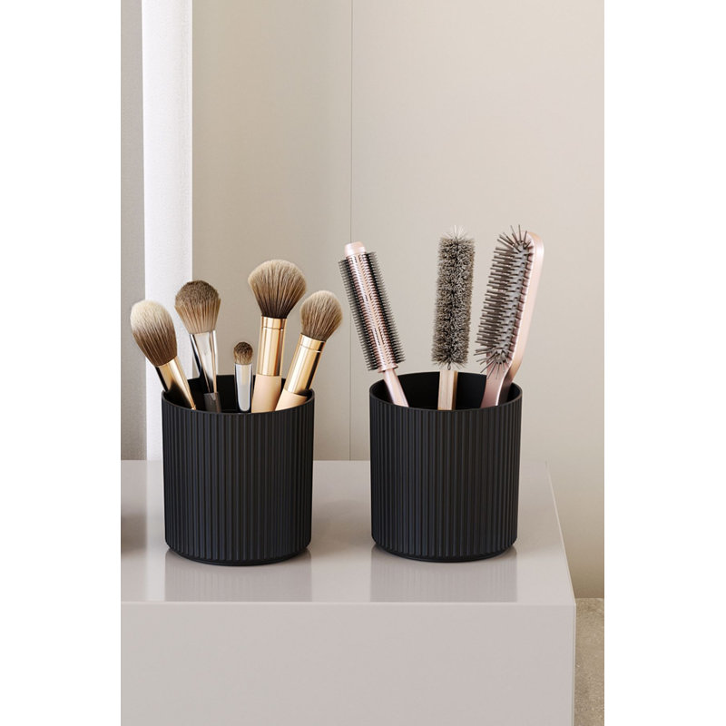 Ensemble de maquillage (2 pièces), Noir