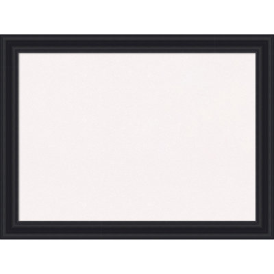 Dalat Black Framed Corkboard, White Cork Bulletin Board, Organization Board, Pin Board