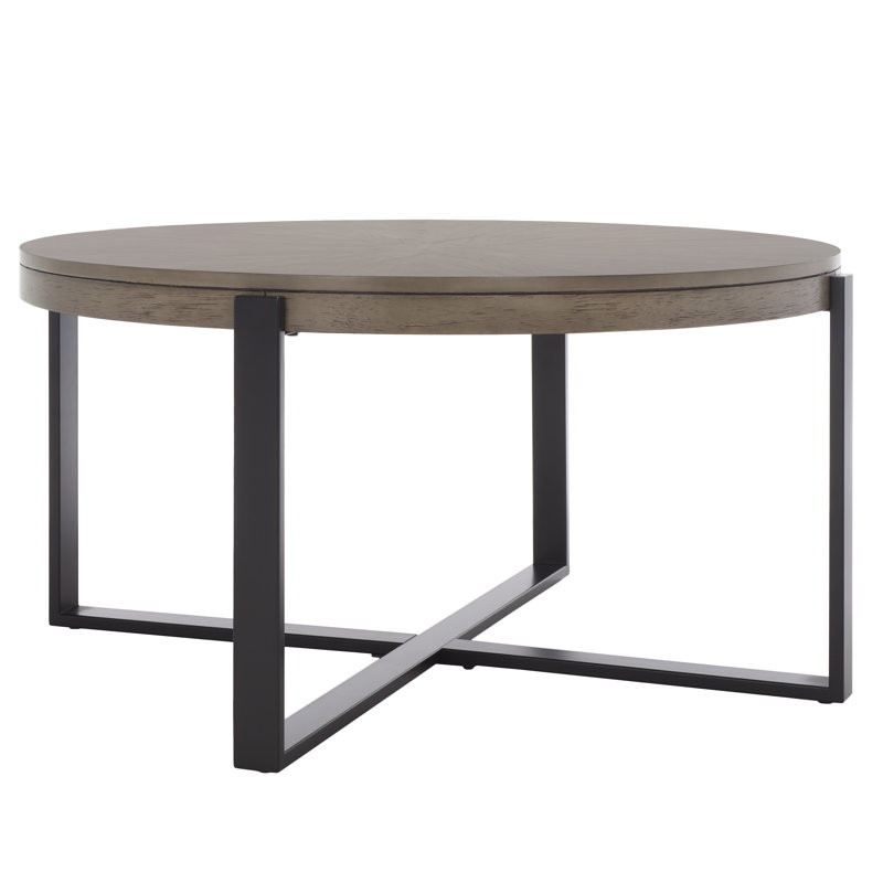 Metoyer Single Coffee Table, Grey/Black