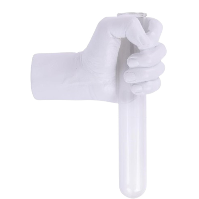 White Hand Vase Wall Sculpture