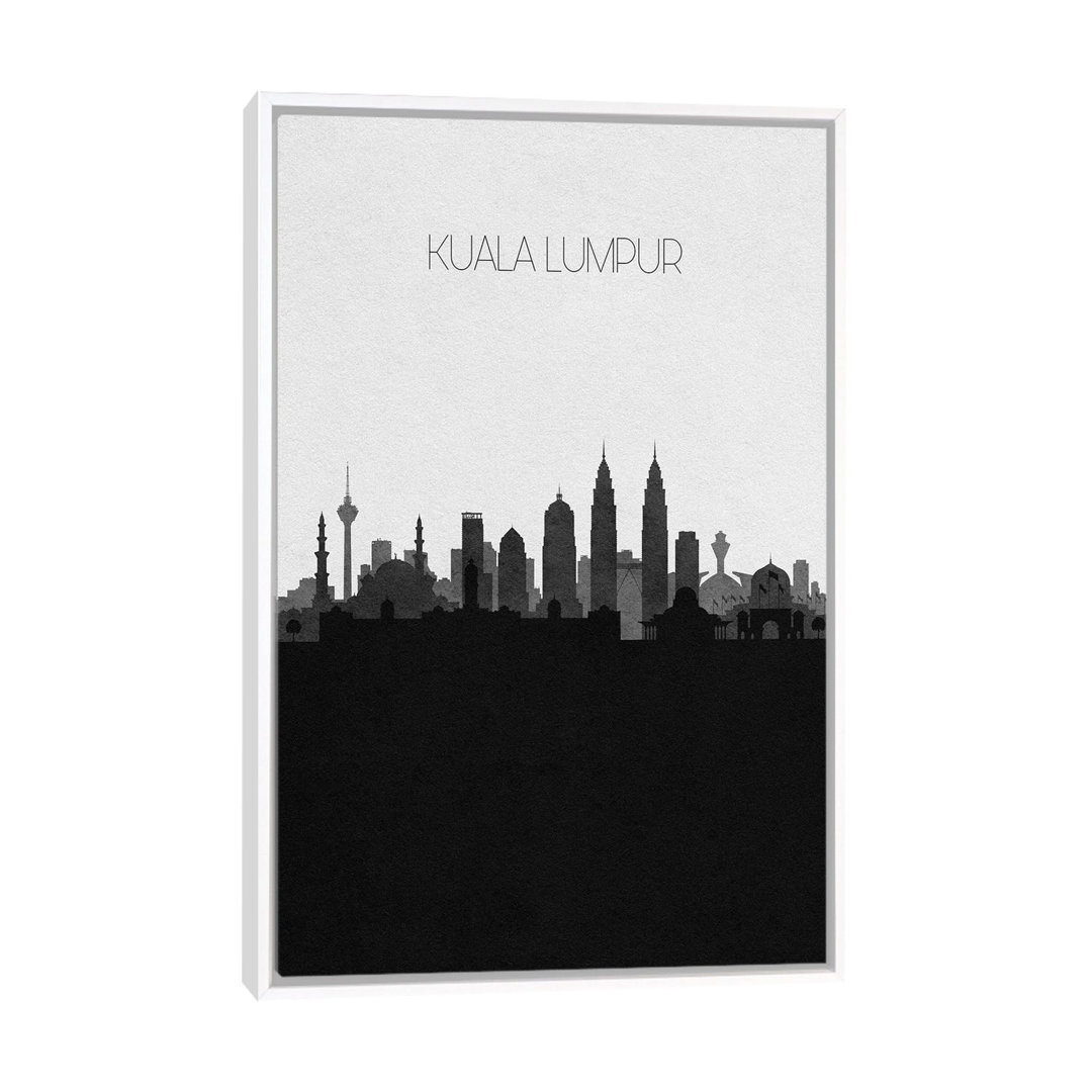 Kuala Lumpur, Malaysia City Skyline by Ayse Deniz Akerman - Print on Canvas