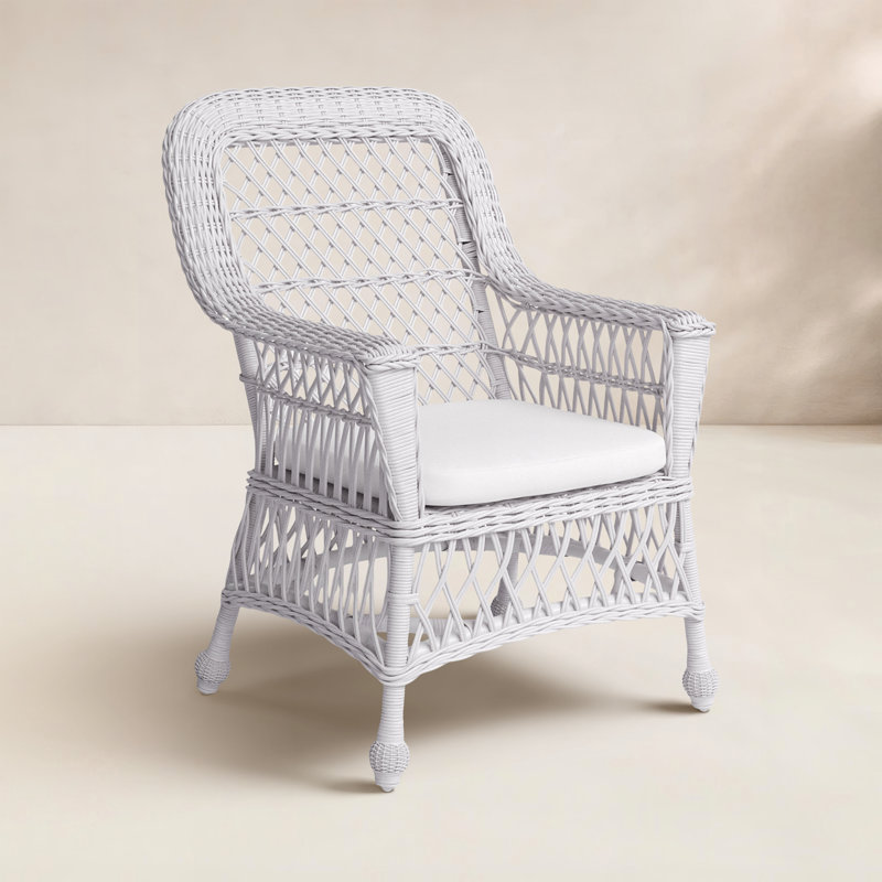 Outdoor Lounge Chair, White