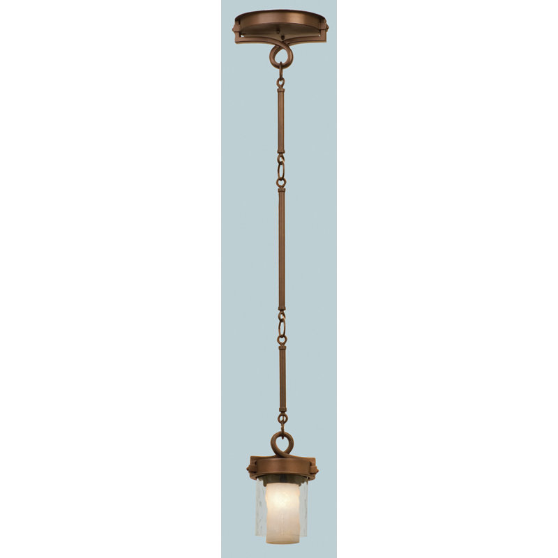 Luminaire suspendu en bronze satiné Newport 1 LT Kalco