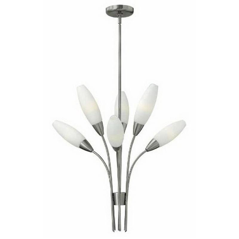 Lustree linéaire 6 lumières spoutnik modern Aumiller