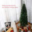 Arbre de Noël artificiel mince de 6 pi, 618 pointes, caractéristique de motif de branche réaliste, ignifuge, manière facile à faire gonfler, aspect de teinte, simple