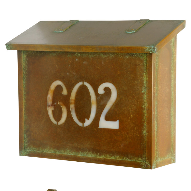 Boîte aux lettres murale classic, Oui, Miel, Vert nouveau