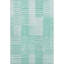 Tapis bleu sarcelle lavable à la machine Premium Prisco-195489934