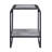 Sleek Concrete Gray And Black End Table For Contemporary Home Styles Stylish With Finish
