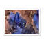" Blue Luxury Abstract Fluid Art XIV " Painting Print-67328772-67328773