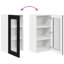 Vidaxl Kitchen Wall Cabinet Black 40 X 31 X 80 Cm Engineered Wood-121217671