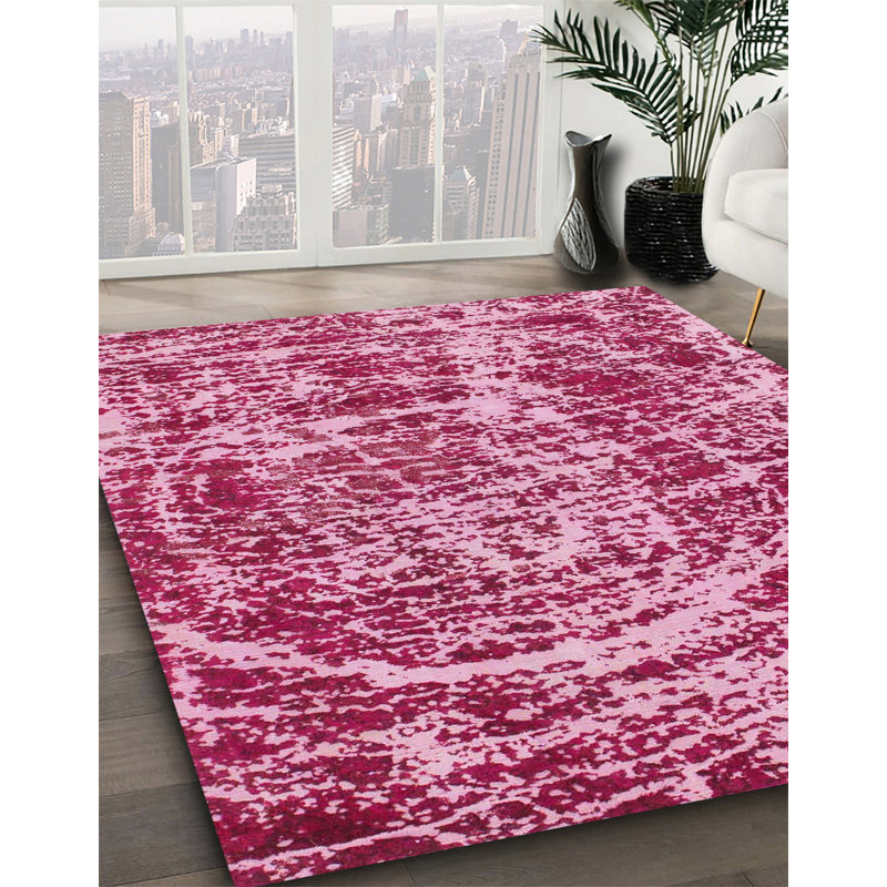 Tapis abstrait moderne 881, Carré 3 pi