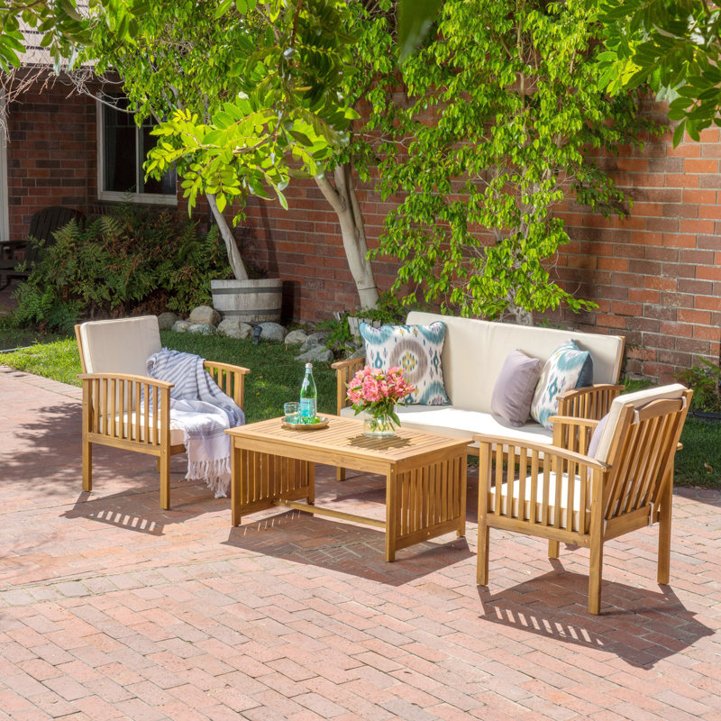 4Pc Chat Set, Brown