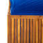 Boîte de rangement d'extérieur avec treillis pour coussin de patio en bois d'acacia massif-1992106631