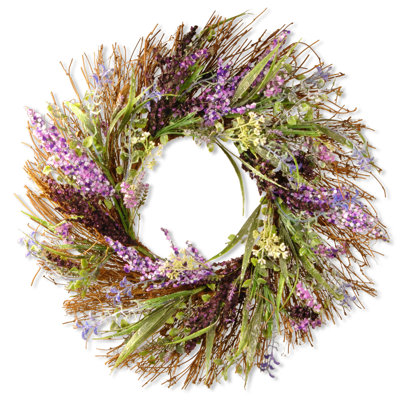 Illman 22 in. Mixed Leaf Spring Wreath