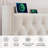 Upholstered Platform Bed with Adjustable Headboard (Built - in Charging, No Box Spring Needed)-822808538-822808541