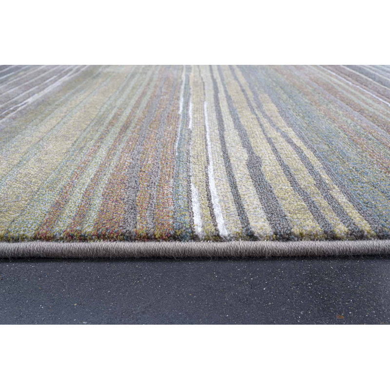 Addia Striped Area Rug, Rectangle 120 x 170cm