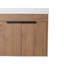 Meuble-lavabo 24 po avec comptoir, lavabo en résine, portes à fermeture douce
