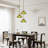 1 - Light Glass Single Pendant With Adjustable Height