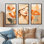 Mid-Century couleurs florales Portrait de femme IV - mode femme, art mural