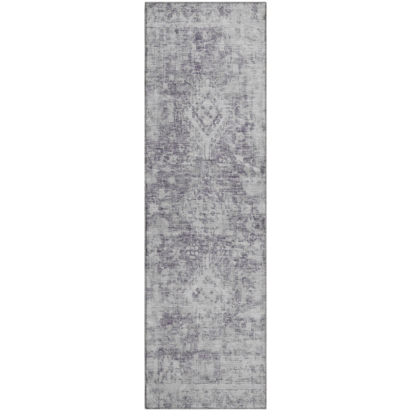 Premium Machine Washable Barry AMF1229 Global Rug, Runner 2'3" x 7'6"