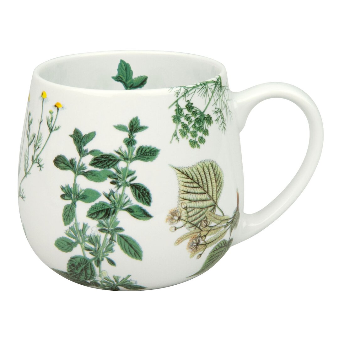 Kaffeetasse Kräuter aus Bone China