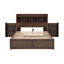 Lit plateforme avec rangement coulissant, lit gigogne et 2 tiroirs Barker-751705509