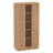 Nora 5-Shelf Sliding Door Storage Cabinet-113729682
