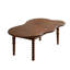 Table basse rétro en noyer massif-1387143538