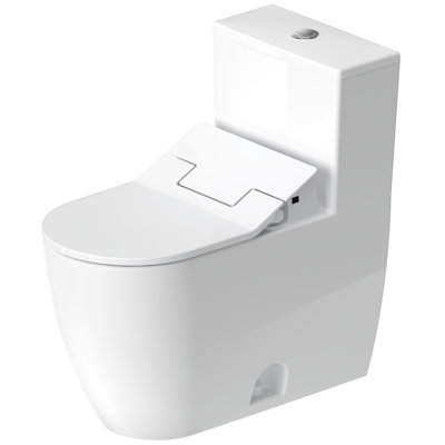 Me By Starck Dual-Flush Elongated One-Piece Toilet with Hygieneglaze (Seat Not Included)