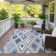 Machine Washable Indoor/Outdoor Aten ACN2331 Diamond Rug