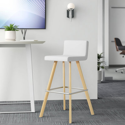 Gladwell Upholstered Counter Stool with Metal Frame