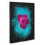 Fuscia Pink Dying Rose - Wrapped Canvas-56640104