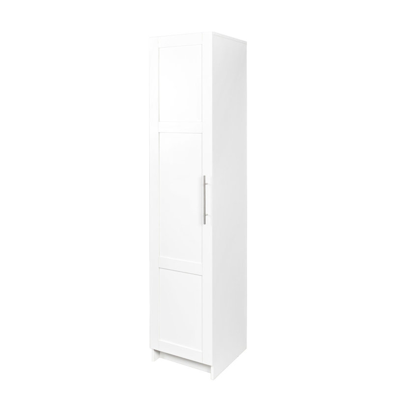 Armoire murale empilable, blanche - H 72,35 po pour des solutions de rangement efficaces P 16,03 po x l Portes et tablettes mobiles Espace supplémentaire Nettoyage facile