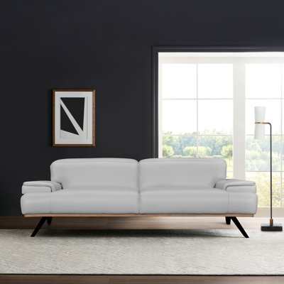 Bottesford 89"" Leather Sofa -  Corrigan StudioÂ®, 6633095C539442E49D141810340B19F8