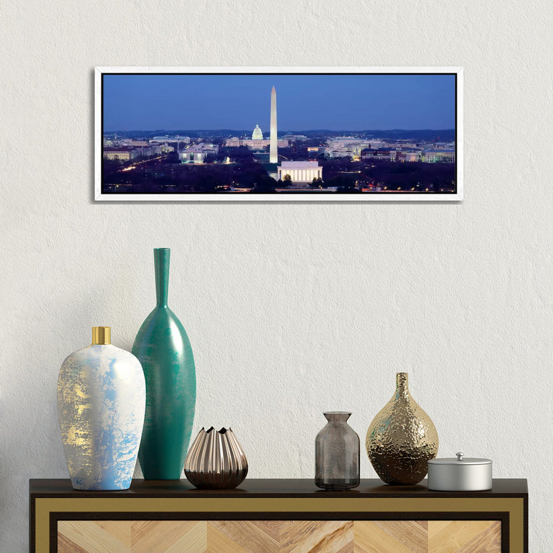 High Angle View Of A CityWashington DC, USA von Panoramic Images - Panoramic Gallery-Giclée auf Leinwand