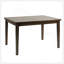 Ensemble de table de salle à manger à finition cerise foncée 5 pièces avec 4 chaises