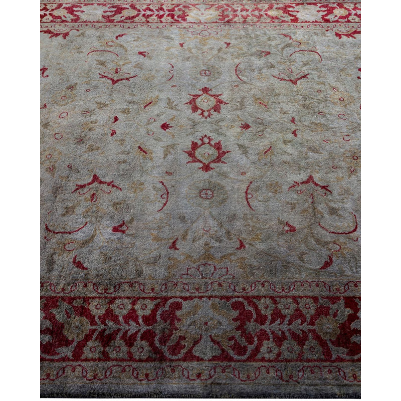 Fine Vibrance One-of-a-Kind 4' 2" x 6' 0" Hand Knotted Area Rug
