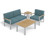 Travira 4 Piece Sofa Set with Cushions