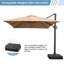 Gaudenz 10x13 Ft Rectangle Cantilever Umbrella without Weighted Base-363903461