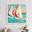 «Sunset Sails II», reproduction de peinture acrylique-31937961-31475694