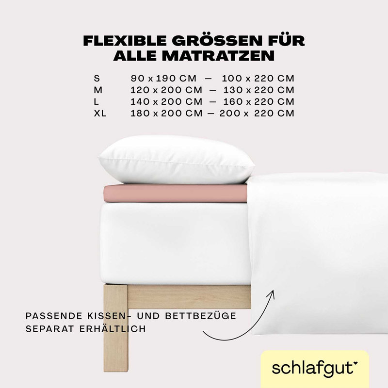 Jersey Elastane Fitted Sheet EASY for Toppers, 100% Cotton, Purple Mid, M 120 x 220cm - 130 x 220cm
