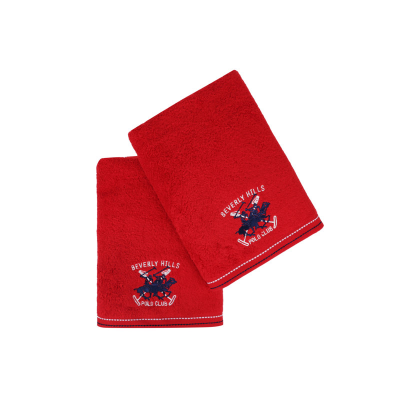 Ensemble de 2 serviettes de bain 100% coton