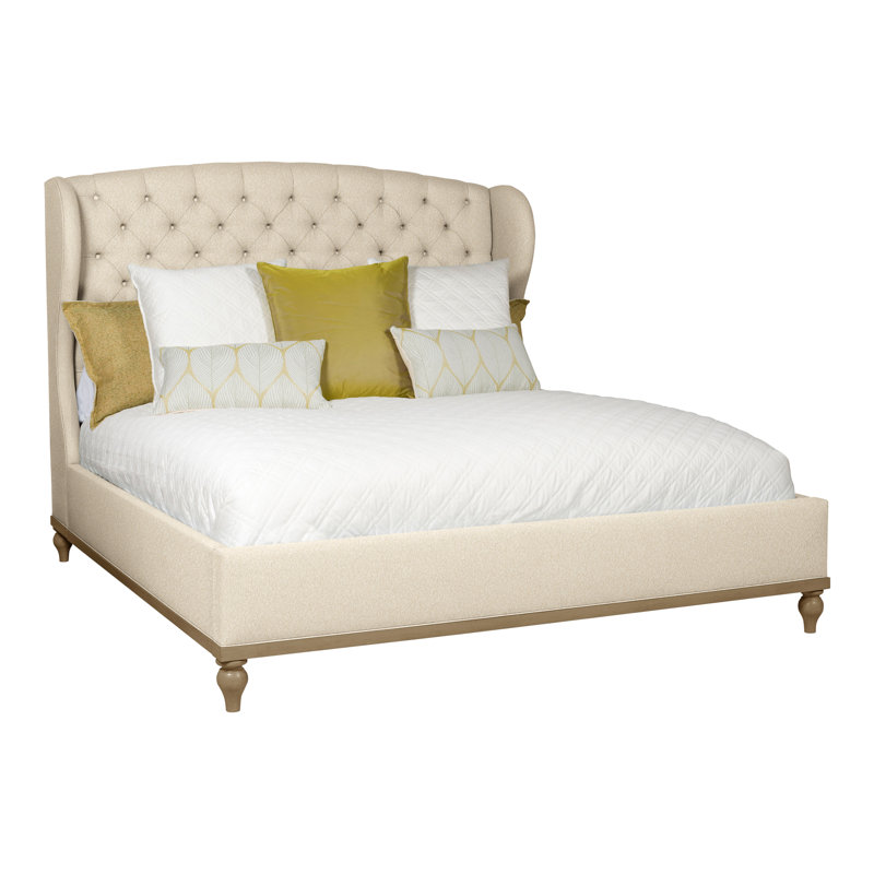 Emma King Bed, Hampton, Kimoni Natural, No