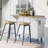 Kitchen Cart With Rubber Wood Drop-Leaf Countertop-1996876459