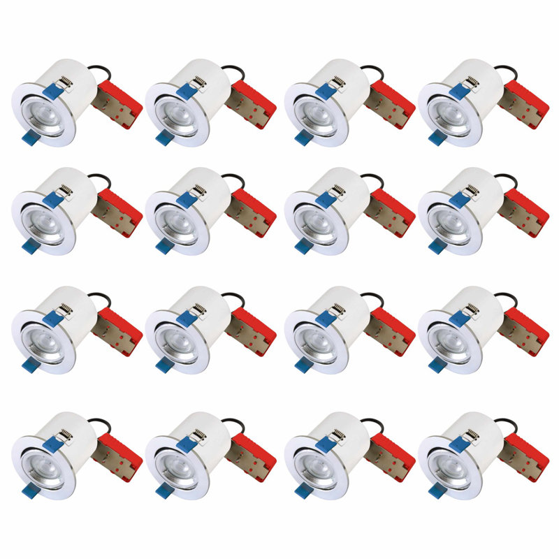 Deveral 9.6cm Recessed Lighting Kit, Chrome