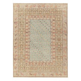 Distressed Homage Wool Floral Area Rug