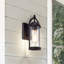 Luminaire de grange d'extérieur à 1 ampoule noir texturé Doory-1371194957