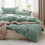 Literie Housse de couette seulement - Literie toute douce prélavée toutes saisons, avec fermeture à glissière, lin, édredon non inclus-120766361-125427917